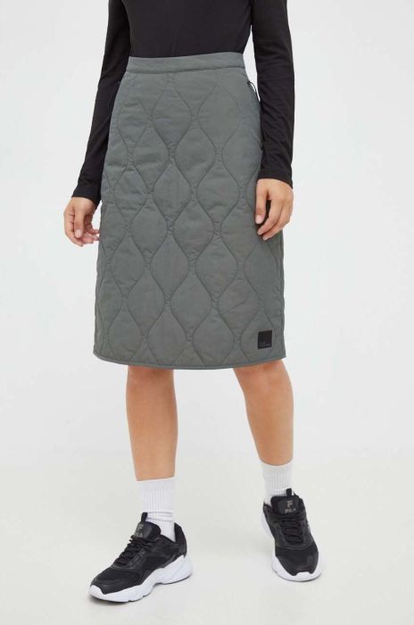 Спортивна спідниця Jack Wolfskin Wandermood колір зелений mini пряма Спортивна спідниця Jack Wolfskin Wandermood колір зелений mini пряма