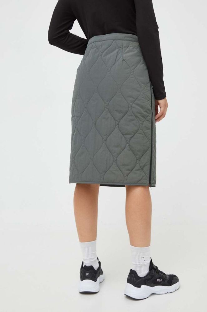 Спортивна спідниця Jack Wolfskin Wandermood колір зелений mini пряма фото 3