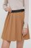 Спідниця Dkny колір коричневий mini розкльошена