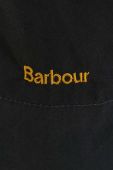 Бавовняна спідниця Barbour Holwick колір чорний mini пряма