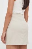 Спідниця Morgan колір бежевий mini олівець (3425476)
