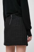 Спідниця Morgan колір чорний mini пряма (3558342)
