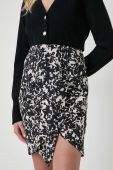 Спідниця Morgan колір чорний mini олівець (3679126)