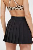 Спортивна спідниця P.E Nation Volley колір чорний mini розкльошена (3449426)