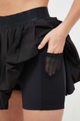 Спортивна спідниця P.E Nation Volley колір чорний mini розкльошена (3449426)