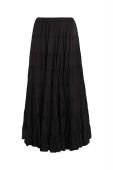 Спідниця AllSaints EVA SKIRT колір чорний maxi розкльошена Спідниця AllSaints EVA SKIRT колір чорний maxi розкльошена