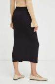 Спідниця Saint Body колір чорний midi пряма (3676291)