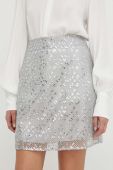 Спідниця Bruuns Bazaar колір срібний mini олівець