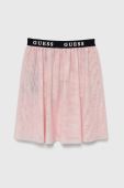 Дитяча спідниця Guess колір рожевий mini розкльошена (3328128)