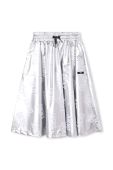 Дитяча спідниця Dkny колір сірий midi розкльошена (3512444)
