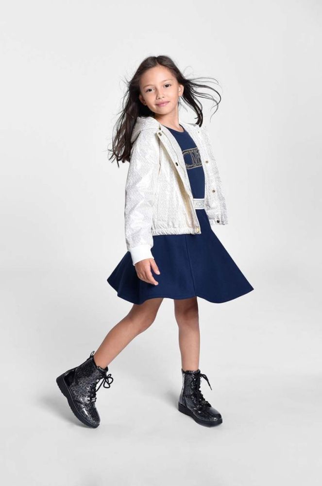 Дитяча спідниця Michael Kors колір синій mini розкльошена (3463145) фото 4
