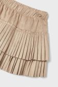 Дитяча спідниця Mayoral колір бежевий mini розкльошена (3425537)