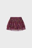 Дитяча спідниця Mayoral колір бордовий mini розкльошена