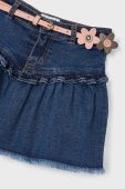 Дитяча джинсова спідниця Mayoral колір синій mini розкльошена