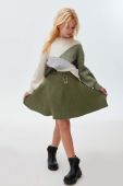 Дитяча спідниця Mayoral колір зелений mini розкльошена (3409906)