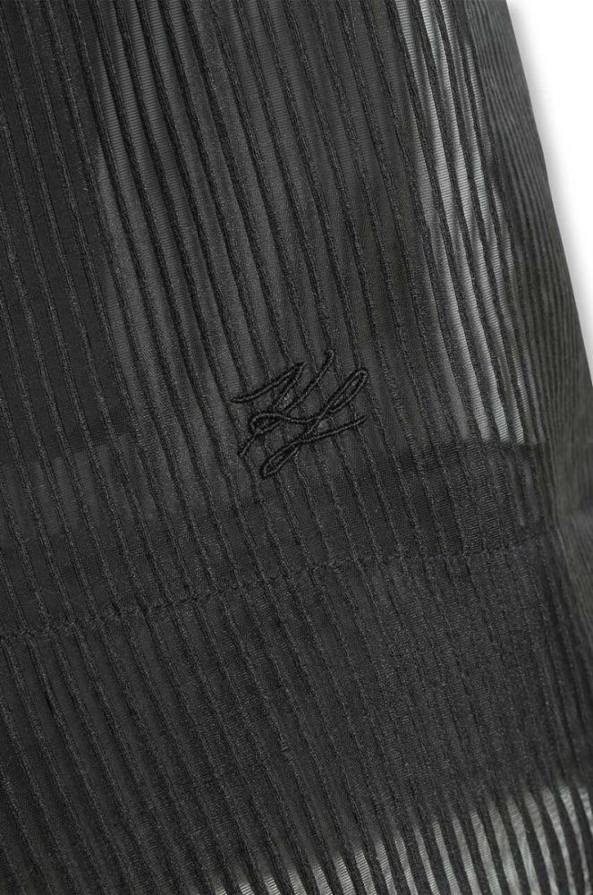 Дитяча спідниця Karl Lagerfeld колір чорний midi розкльошена (3571980) фото 4