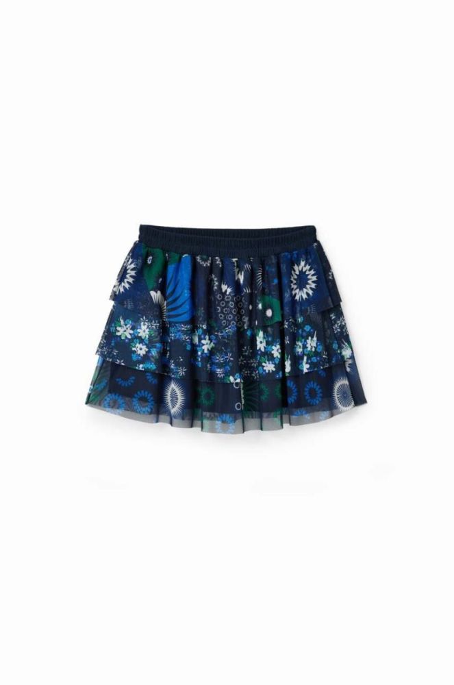 Дитяча спідниця Desigual mini розкльошена колір барвистий (3551115) фото 2
