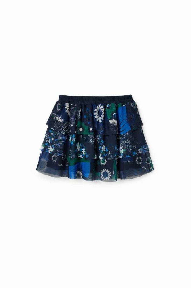 Дитяча спідниця Desigual mini розкльошена колір барвистий (3551115) фото 3