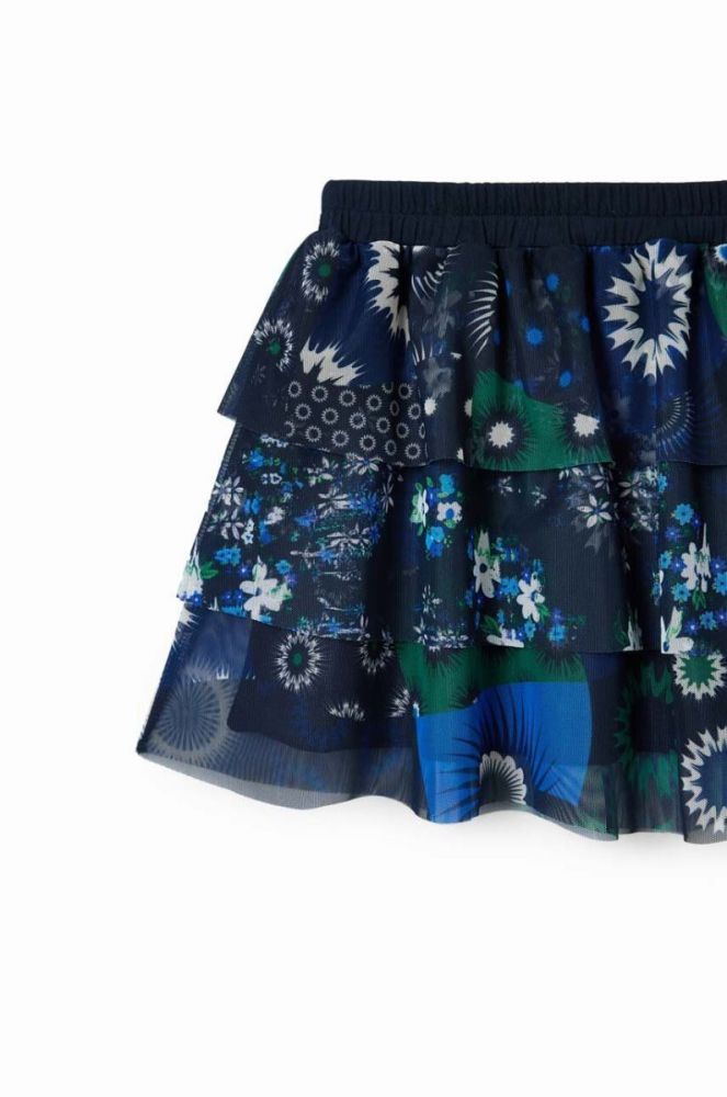 Дитяча спідниця Desigual mini розкльошена колір барвистий (3551115) фото 5