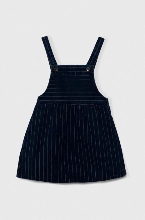 Спідниця United Colors of Benetton mini розкльошена колір блакитний