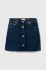 Дитяча джинсова спідниця Tommy Hilfiger mini пряма колір блакитний