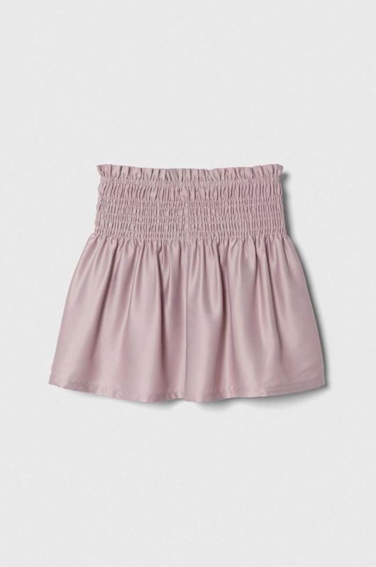 Дитяча спідниця United Colors of Benetton колір фіолетовий mini розкльошена (3474421) фото 2