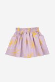 Дитяча бавовняна спідниця Bobo Choses колір фіолетовий mini розкльошена