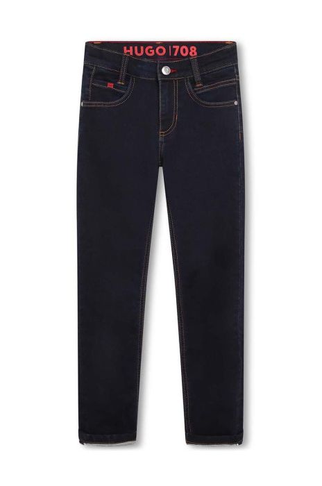 Дитячі джинси HUGO колір темно-синій (3425545)