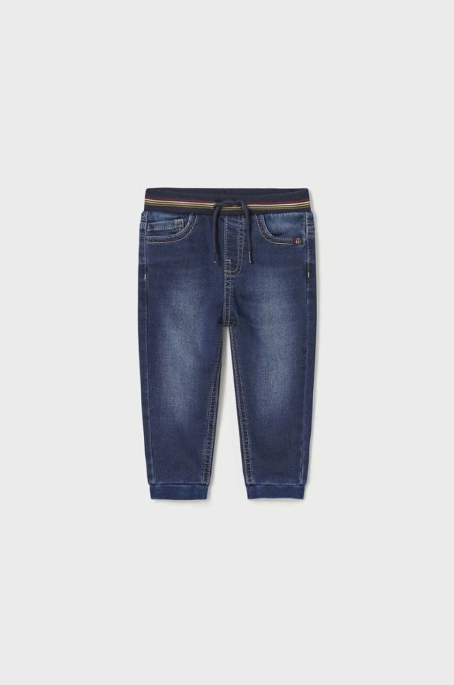 Джинси для немовлят Mayoral jogger soft denim колір блакитний (3440661) фото 2