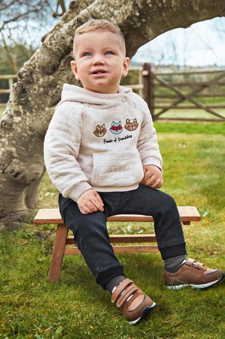 Джинси для немовлят Mayoral jogger soft denim колір чорний (3440913)