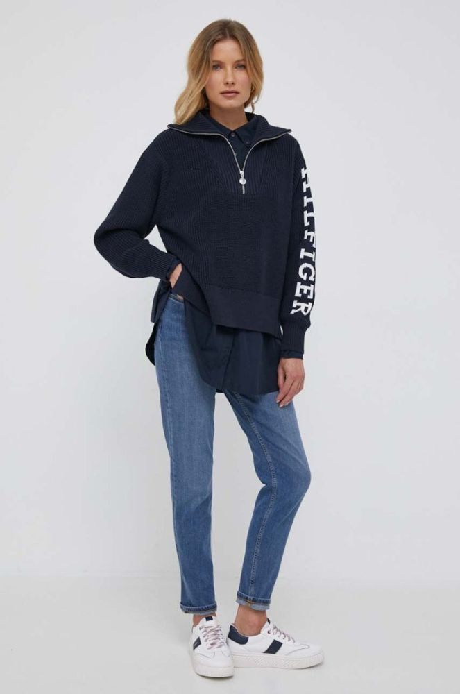 Джинси Tommy Hilfiger жіночі висока посадка колір блакитний (3338606) фото 2