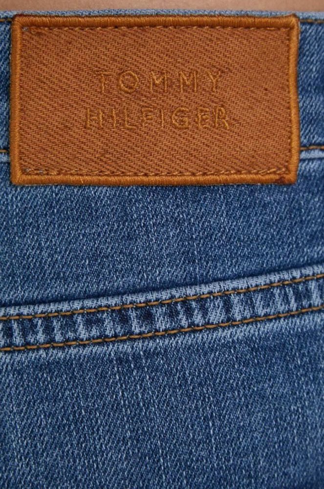 Джинси Tommy Hilfiger жіночі висока посадка колір блакитний (3338606) фото 4