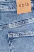 Джинси BOSS жіночі висока посадка колір блакитний (3442632)