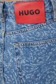 Джинси HUGO 933 жіночі колір блакитний