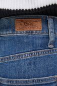 Джинси Polo Ralph Lauren жіночі висока посадка колір блакитний (3447018) Джинси Polo Ralph Lauren жіночі висока посадка колір блакитний (3447018)