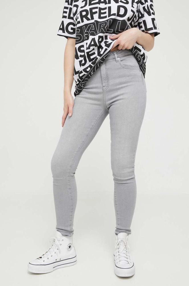 Джинси Karl Lagerfeld Jeans жіночі колір сірий