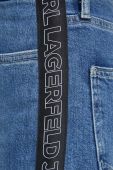 Джинси Karl Lagerfeld Jeans жіночі висока посадка колір блакитний (3351721)