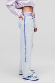 Джинси Karl Lagerfeld Jeans жіночі висока посадка колір блакитний (3438394)