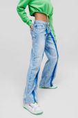 Джинси Karl Lagerfeld Jeans жіночі висока посадка колір блакитний (3386226)