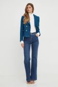 Джинси Luisa Spagnoli жіночі висока посадка колір блакитний (3486455)