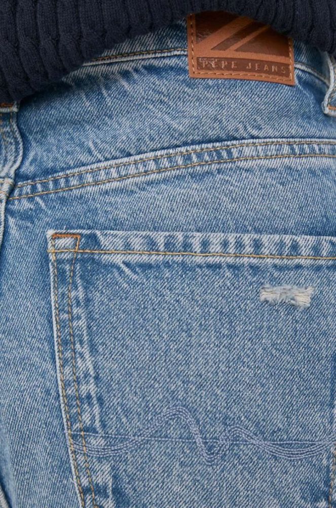 Джинси Pepe Jeans жіночі висока посадка колір блакитний (3686587) фото 4