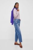 Джинси United Colors of Benetton жіночі висока посадка колір блакитний (3404374)