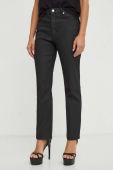 Джинси BOSS жіночі висока посадка колір чорний (3622119)