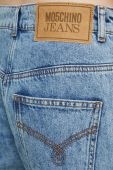 Джинси Moschino Jeans жіночі висока посадка колір блакитний (3493279)