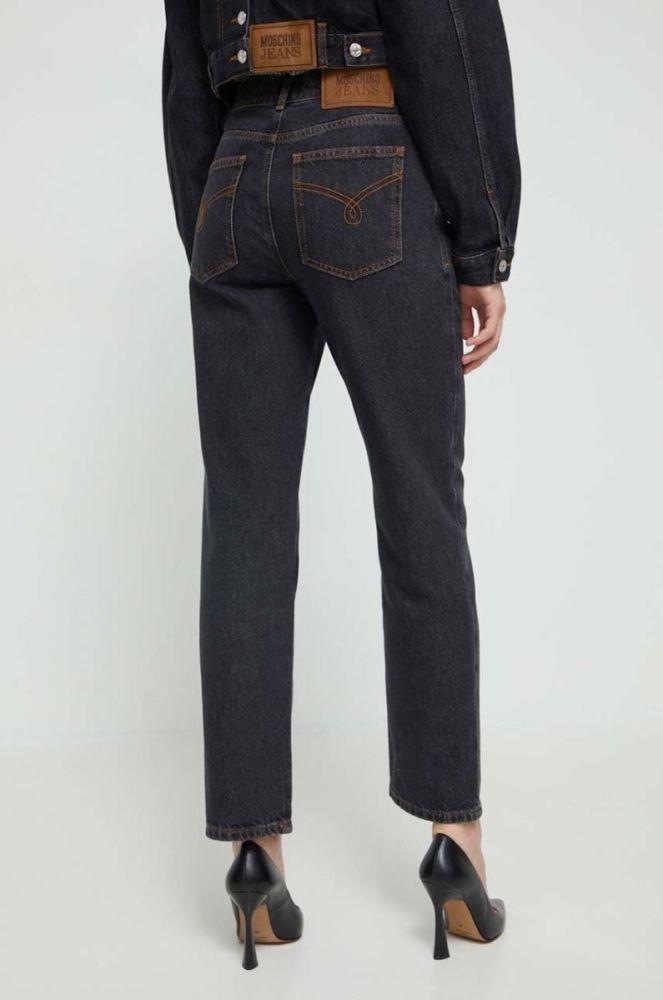 Джинси Moschino Jeans жіночі висока посадка колір чорний (3493289) фото 3