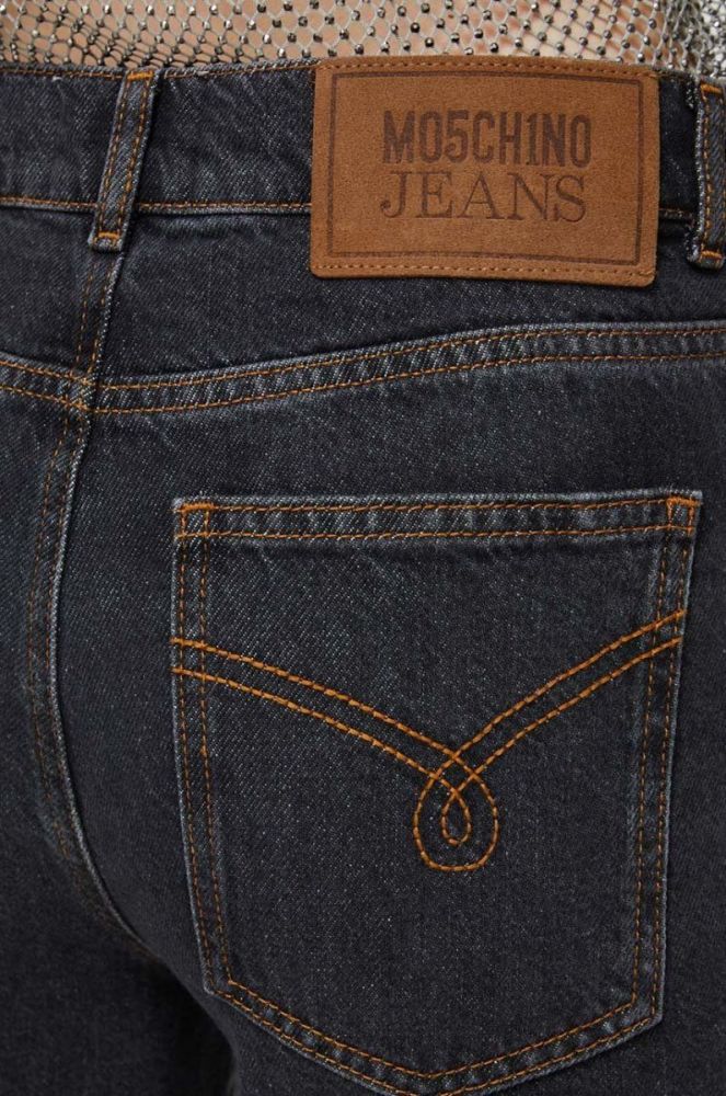 Джинси Moschino Jeans жіночі висока посадка колір чорний (3493289) фото 4