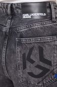 Джинси Karl Lagerfeld Jeans жіночі висока посадка колір сірий (3568208)
