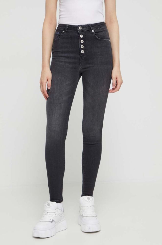 Джинси Karl Lagerfeld Jeans жіночі колір чорний
