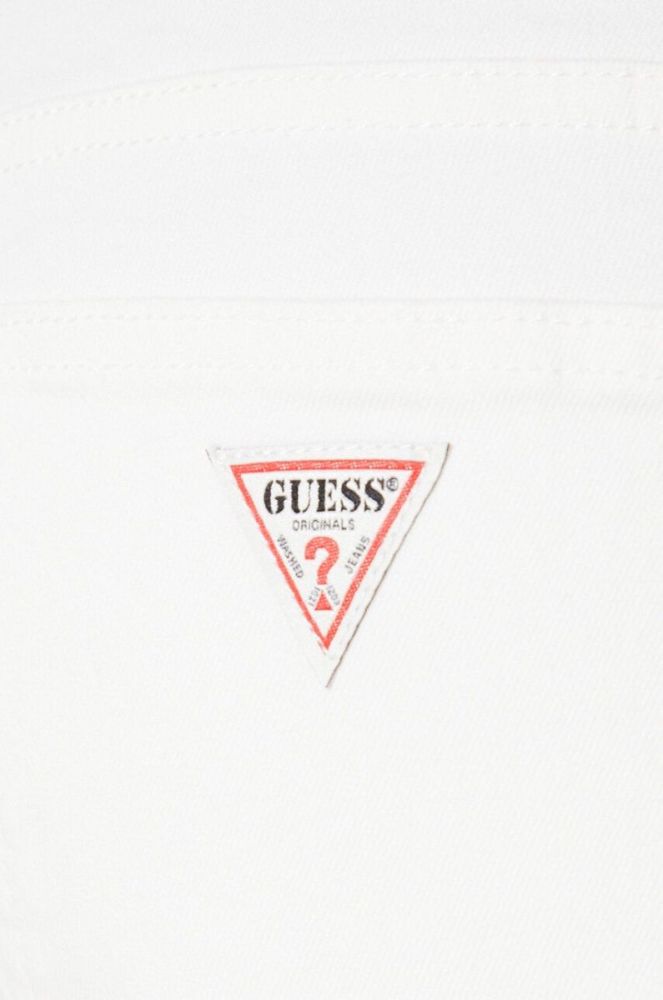 Джинси Guess Originals жіночі висока посадка колір білий (3488525) фото 5