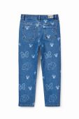 Дитячі джинси Desigual x Disney колір блакитний